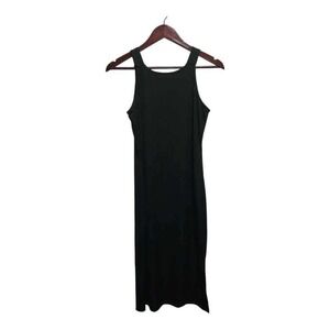 Sleeveless Long black stretchy dress by Pink‎ Lady.  Size Medium
